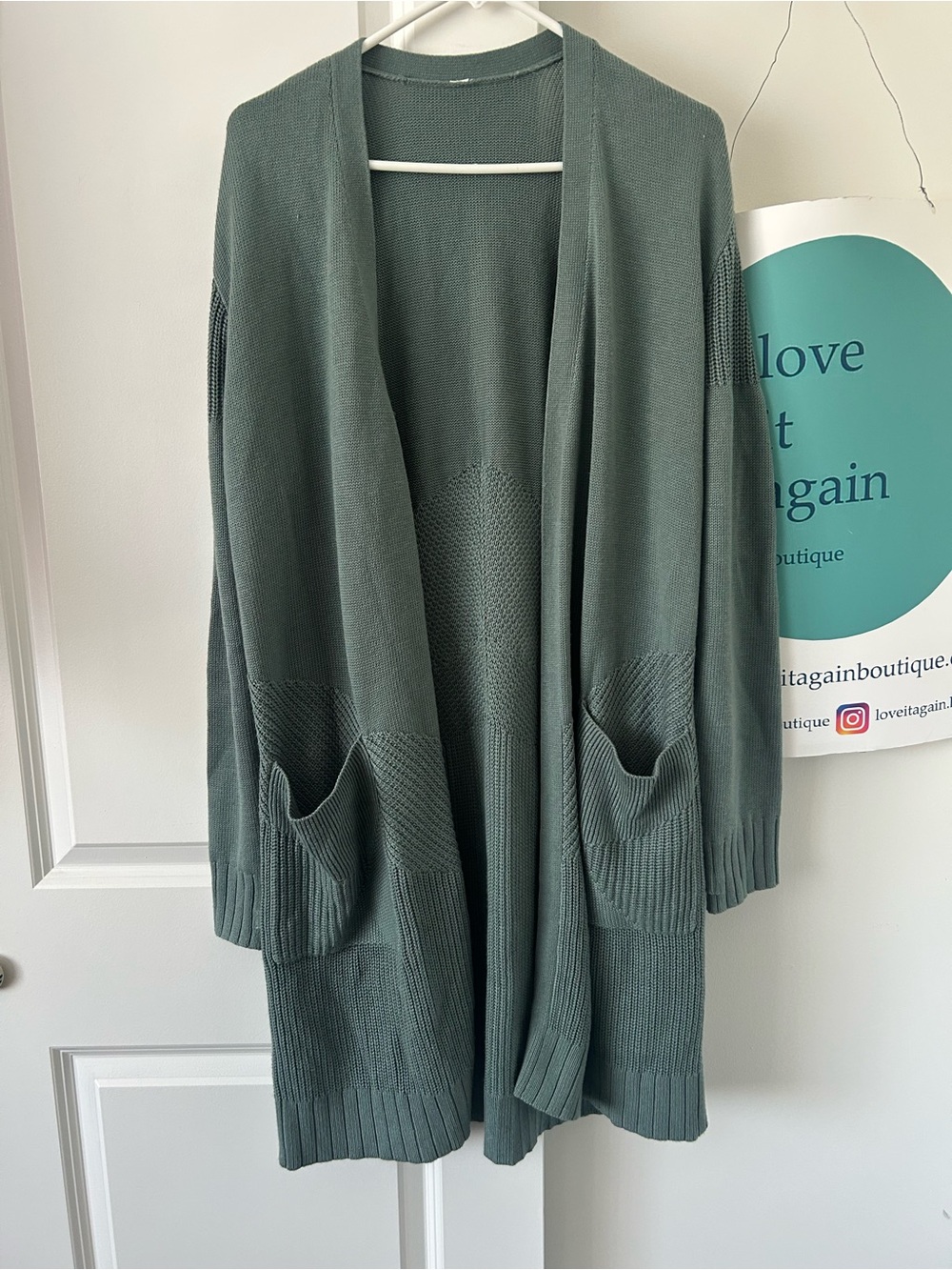 Lulu Sincerely Yours Wrap Cashmere Blend Rare Size 12